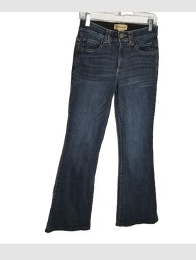 Democracy Boot Cut Jeans Women's 4 Ab Solution Mid Rise Stretch Blue Denim 28x31